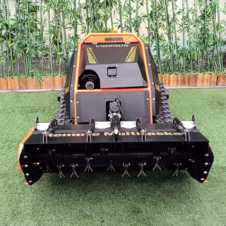 2 cylinder 4 stroke gasoline engine adjustable cutting height versatile remote control brush mulcher